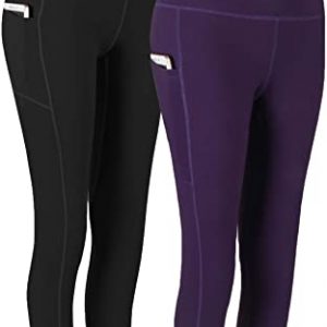 Fengbay 2 Pack High Waist Yoga Leggings